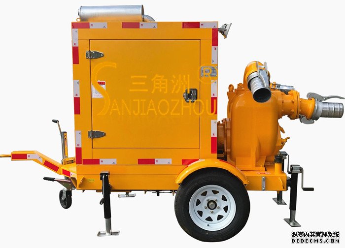 二輪移動強(qiáng)自吸泵車